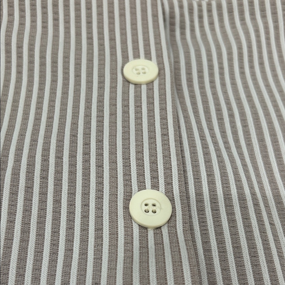 Vintage homemade Striped Button-Down Skirt - Picture 2 of 11
